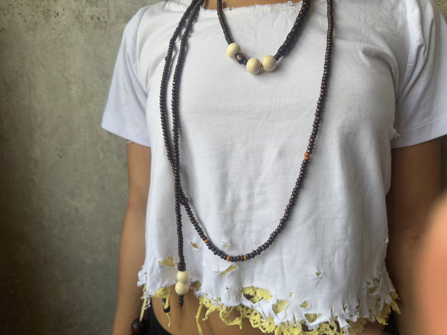 Snapped Beaded Necklace