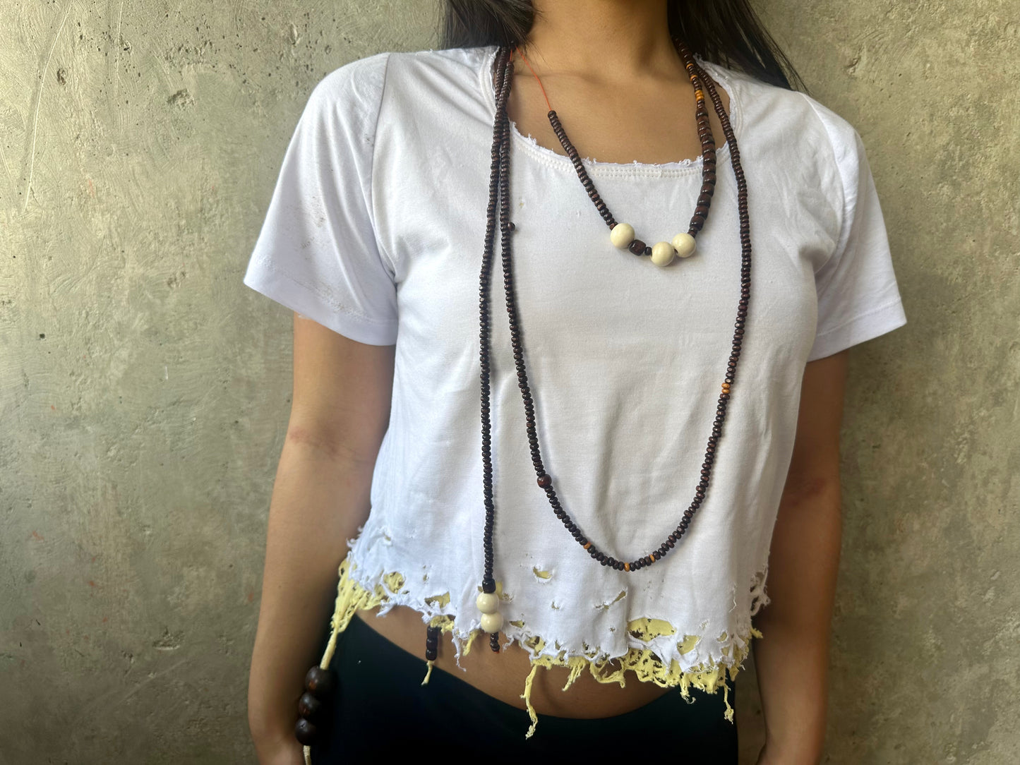 Snapped Beaded Necklace